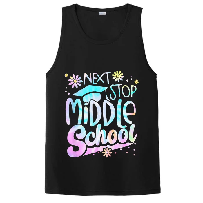 Next Stop Middle School Graduation Last Day Of School Performance Tank