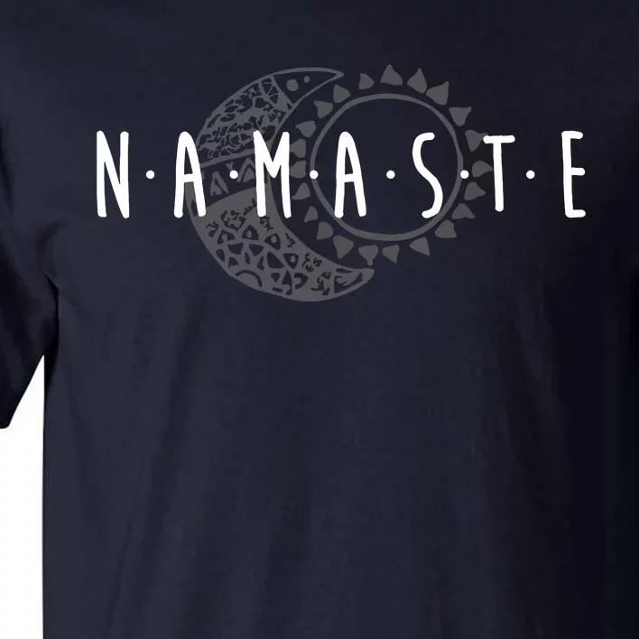 Namaste Sun Moon Cute Boho Hipster Design Yoga Gift Tall T-Shirt