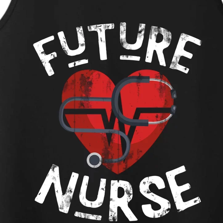 Nursing Student Medical School Love Nurse Cute Gift Performance Tank