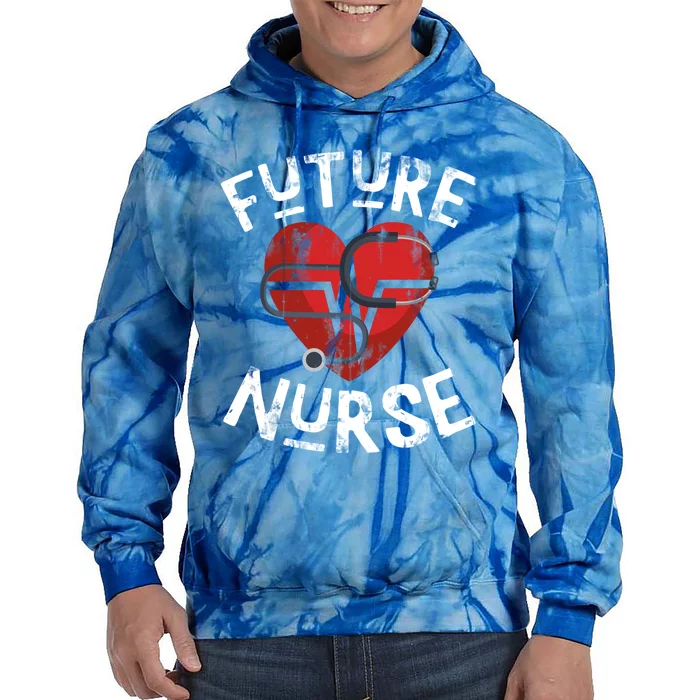 Nursing Student Medical School Love Nurse Cute Gift Tie Dye Hoodie