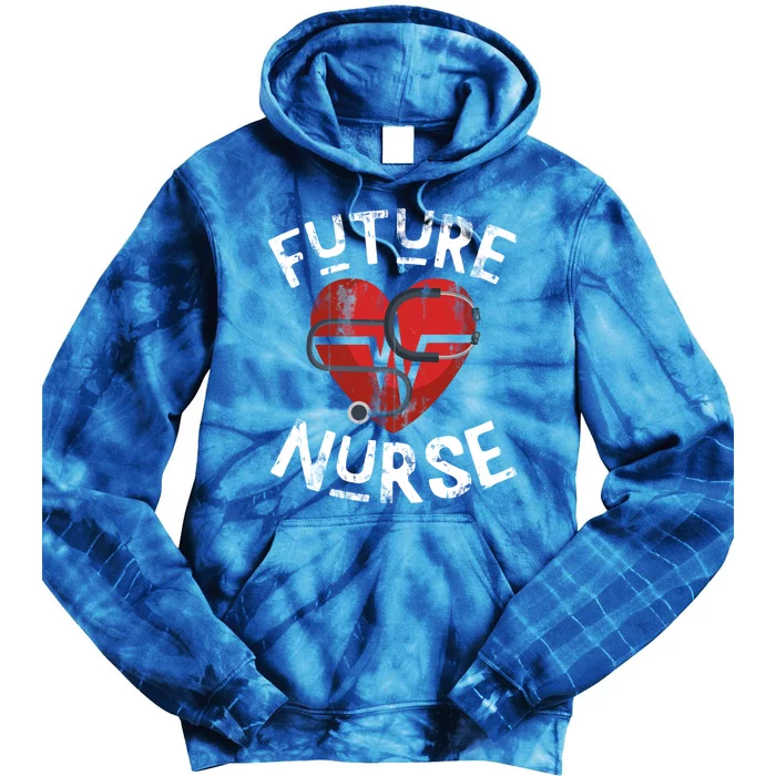 Nursing Student Medical School Love Nurse Cute Gift Tie Dye Hoodie