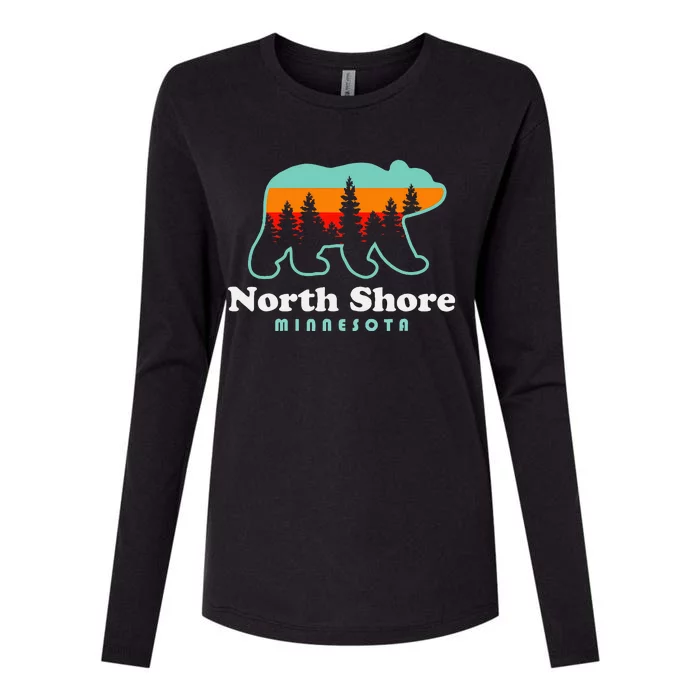 North Shore Minnesota Lake Superior Duluth Mn Womens Cotton Relaxed Long Sleeve T-Shirt