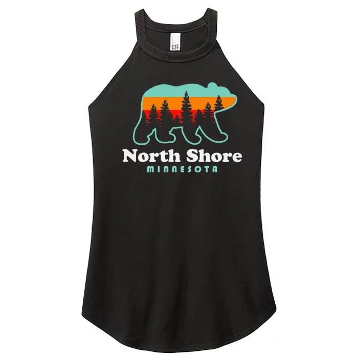 North Shore Minnesota Lake Superior Duluth Mn Women’s Perfect Tri Rocker Tank