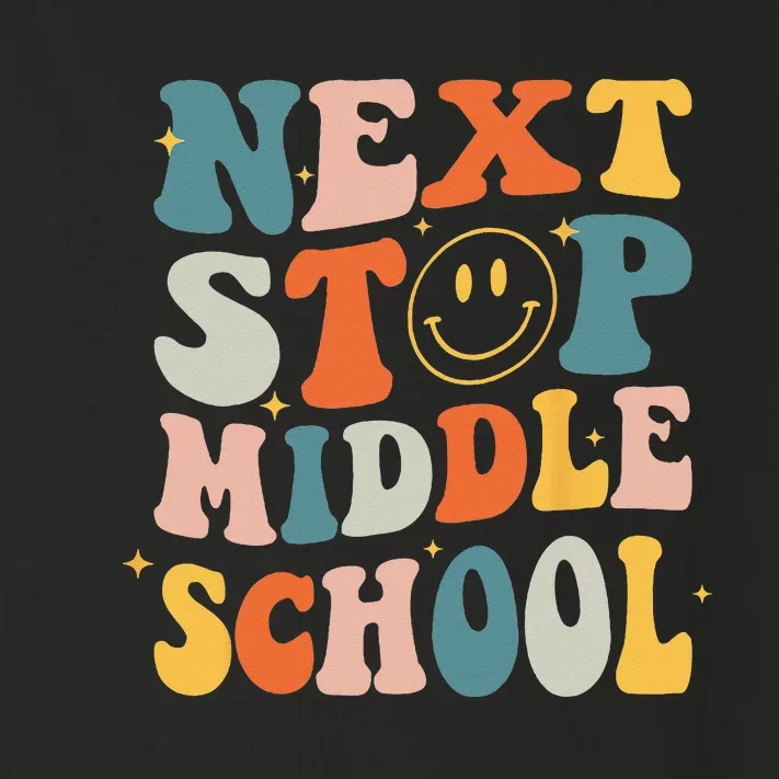 Next Stop Middle School Graduation Last Day Of School Toddler Long Sleeve Shirt