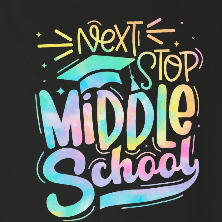 Next Stop Middle School Graduation Last Day Of School Toddler Long Sleeve Shirt