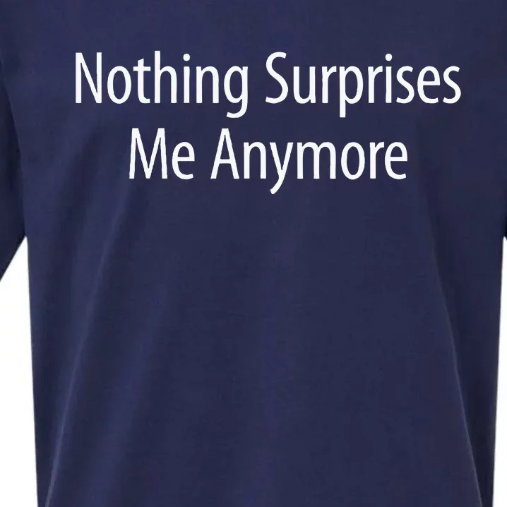 Nothing Surprises Me Anymore Sueded Cloud Jersey T-Shirt