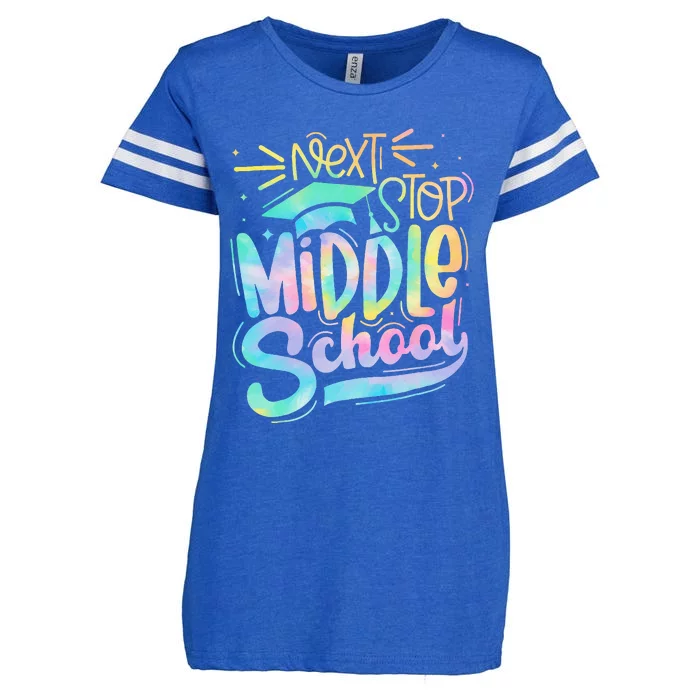 Next Stop Middle School Graduation Last Day Of School Kids Enza Ladies Jersey Football T-Shirt