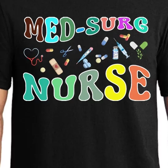 Nurse Sayings Med Surg Nurse Gift Pajama Set