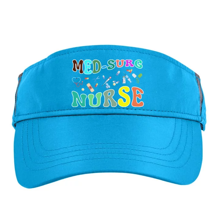 Nurse Sayings Med Surg Nurse Gift Adult Drive Performance Visor