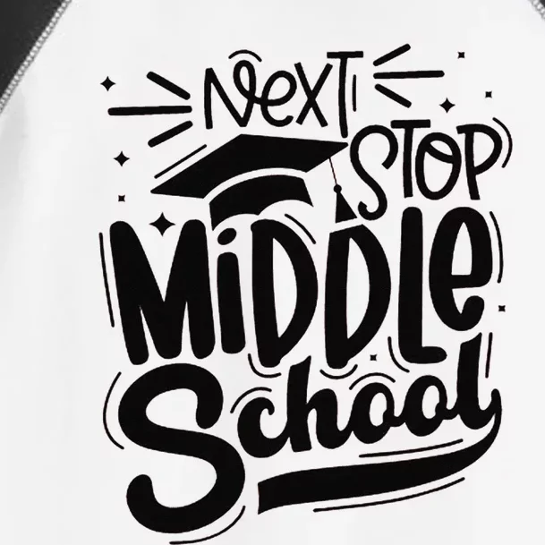 Next Stop Middle School Graduation Gift Toddler Fine Jersey T-Shirt