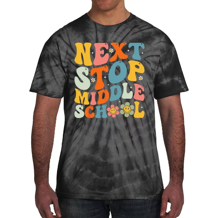 Next Stop Middle School Elementary School Graduation Tie-Dye T-Shirt