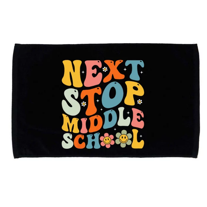 Next Stop Middle School Elementary School Graduation Microfiber Hand Towel