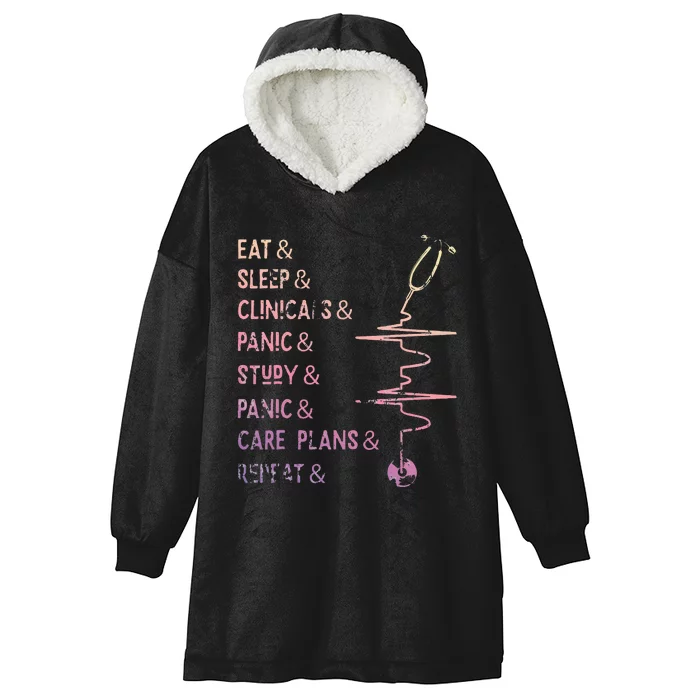 Nursing Student Medical School Nurse Hooded Wearable Blanket