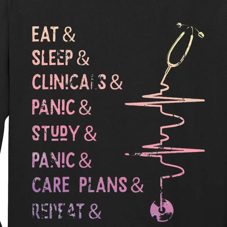 Nursing Student Medical School Nurse Tall Long Sleeve T-Shirt