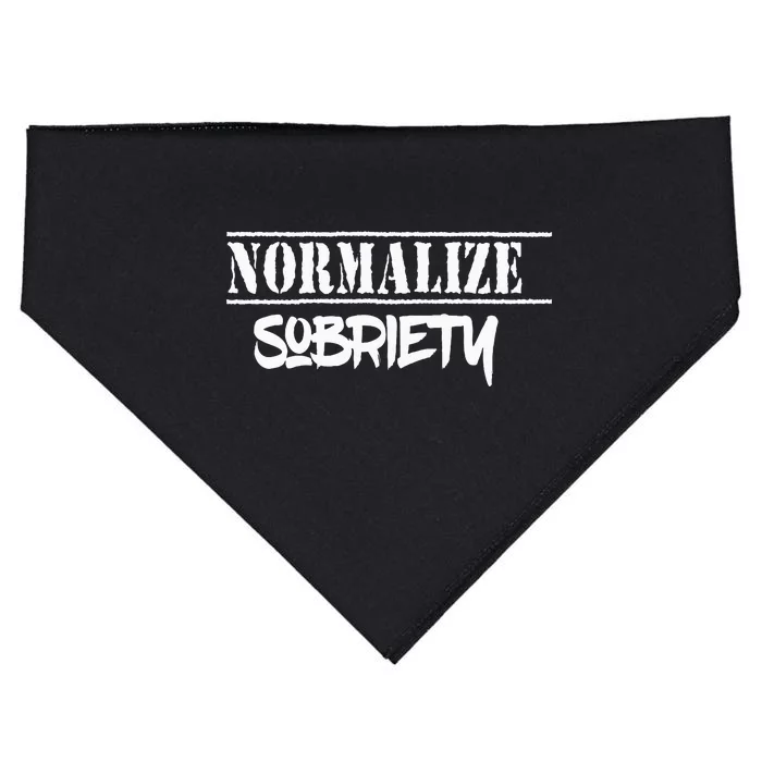 Normalize Sobriety USA-Made Doggie Bandana