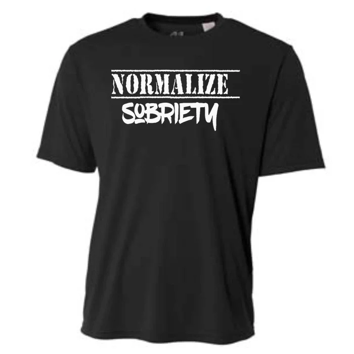 Normalize Sobriety Cooling Performance Crew T-Shirt