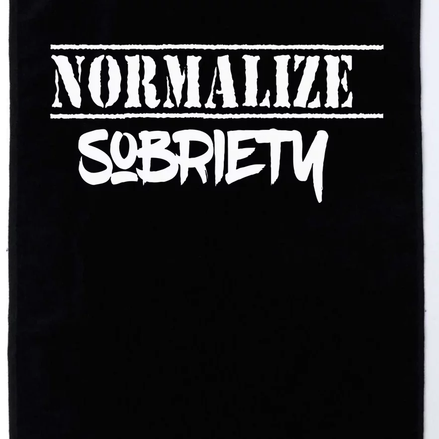 Normalize Sobriety Platinum Collection Golf Towel