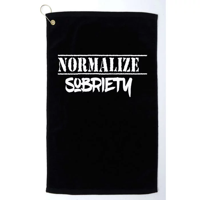 Normalize Sobriety Platinum Collection Golf Towel