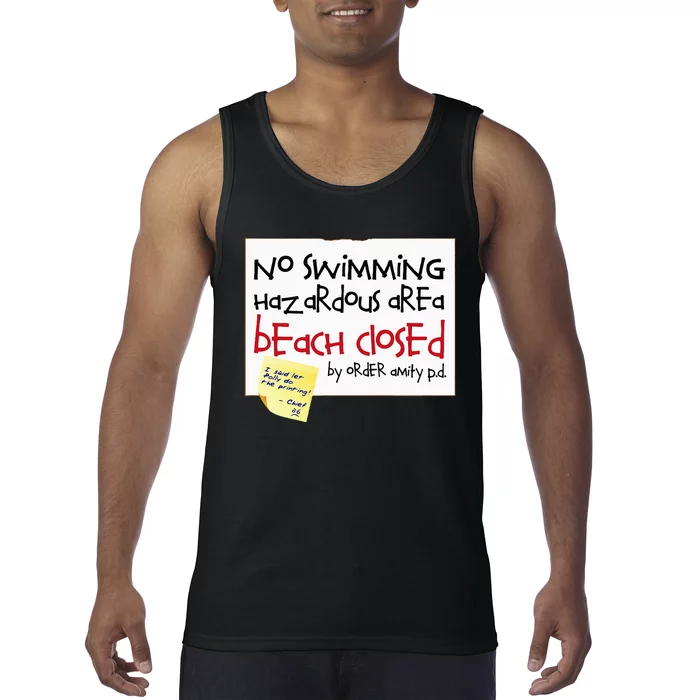 No Swimming Tank Top