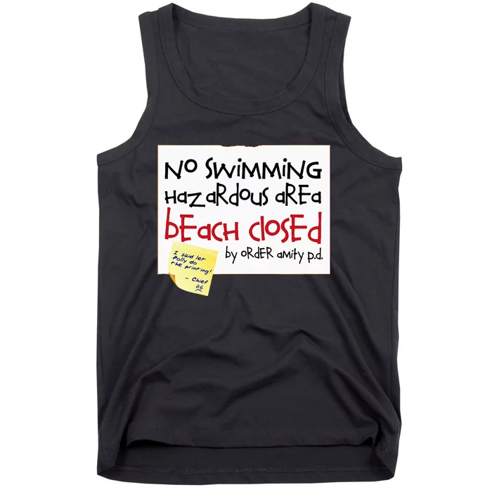 No Swimming Tank Top