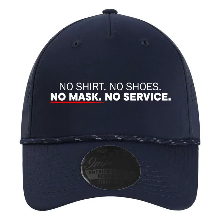 No Shirts No Shoes No Mask No Service Performance The Dyno Cap