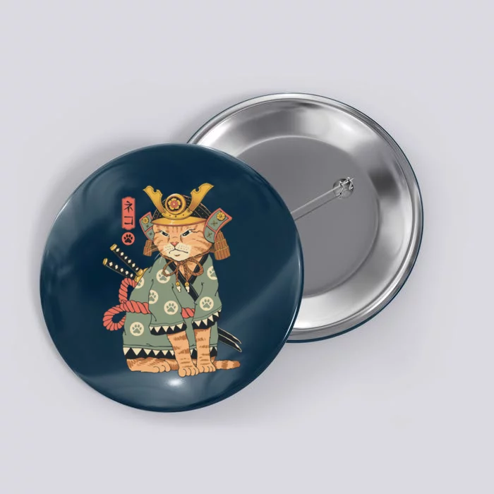 Neko Samurai Button