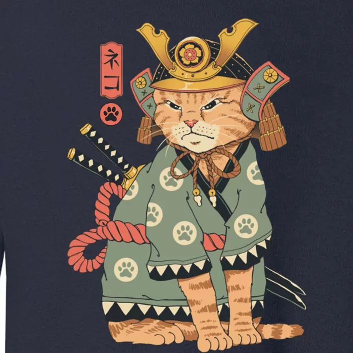 Neko Samurai Toddler Sweatshirt