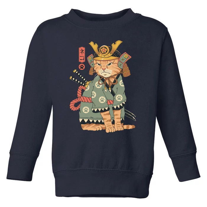 Neko Samurai Toddler Sweatshirt