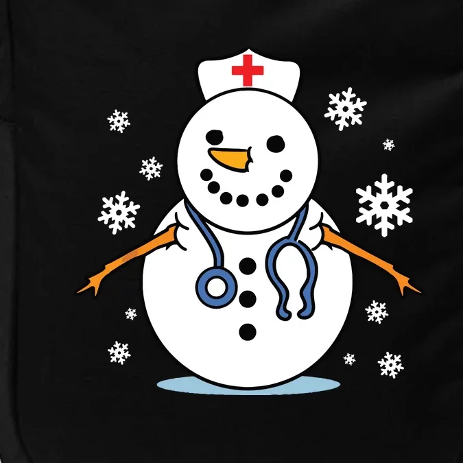 Nurse Snowman Nurse Christmas Impact Tech Backpack