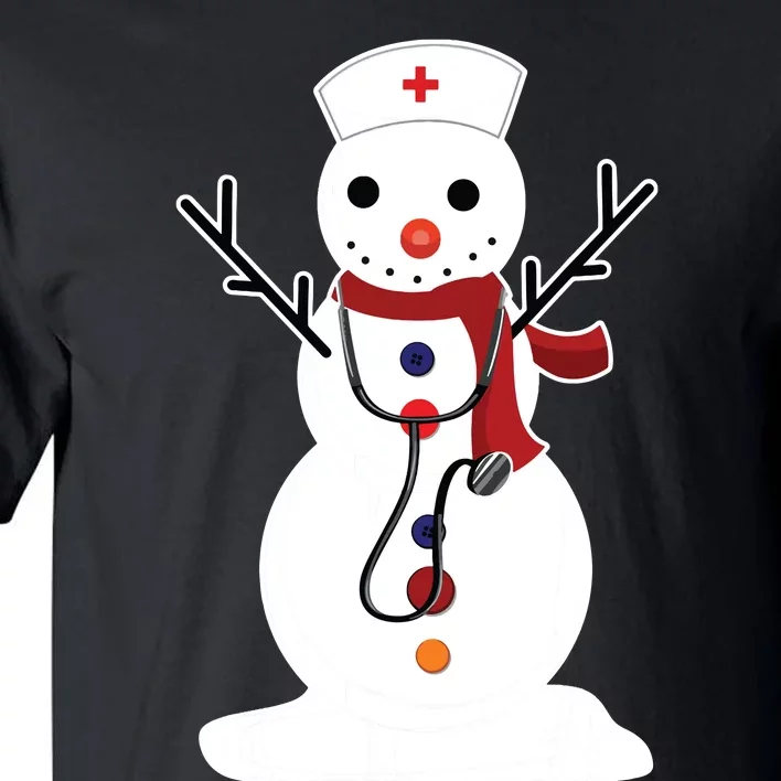 Nurse Snowman Nursing Rn Registered Funny Christmas Gifts Tall T-Shirt