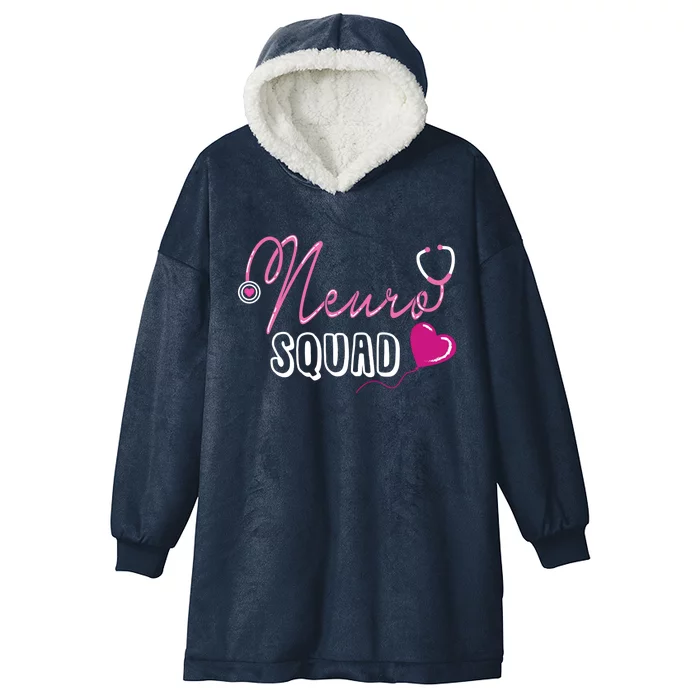 Neuro Squad Neurologist Gift Cool Gift Hooded Wearable Blanket