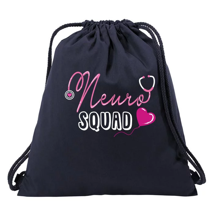 Neuro Squad Neurologist Gift Cool Gift Drawstring Bag