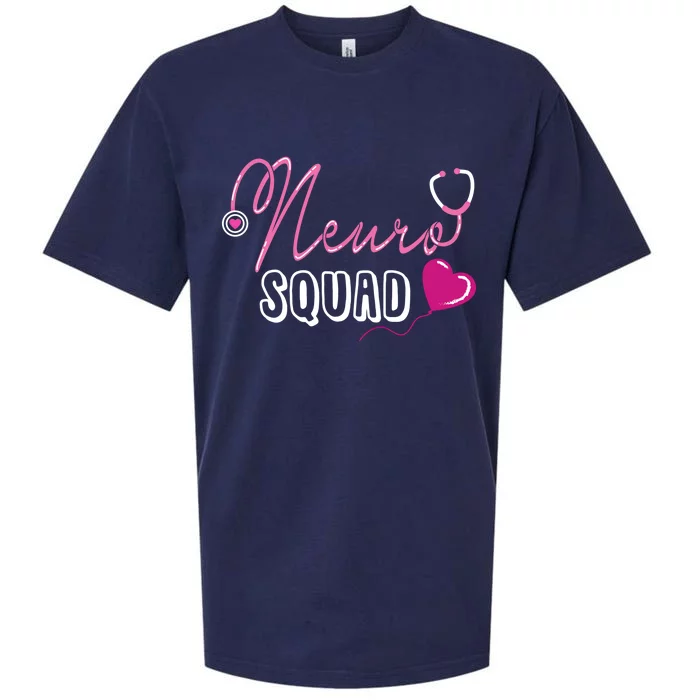 Neuro Squad Neurologist Gift Cool Gift Sueded Cloud Jersey T-Shirt