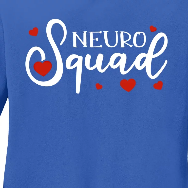 Neuro Squad Neurology Nurse Neuroscience Gift Ladies Long Sleeve Shirt