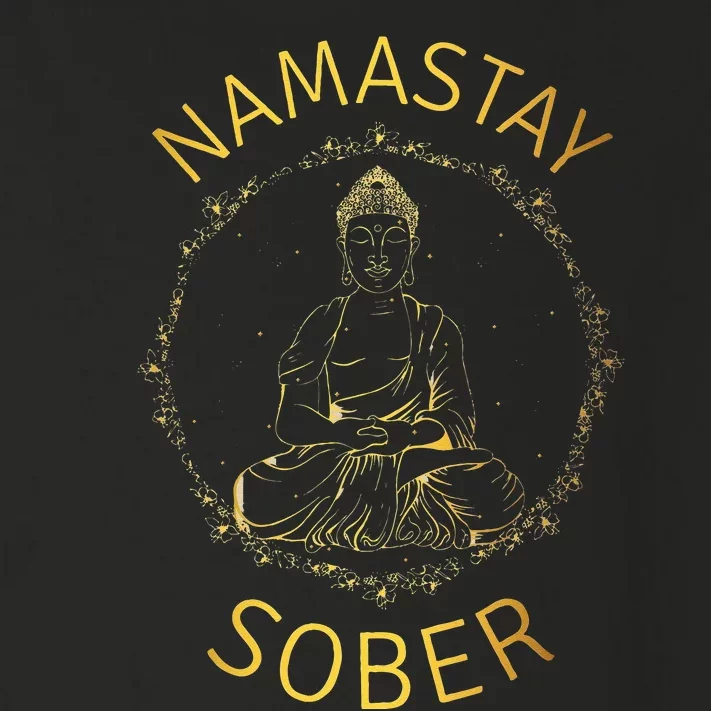 Namastay Sober NA AA 12 Step Recovery Meditation Sobriety Toddler Long Sleeve Shirt