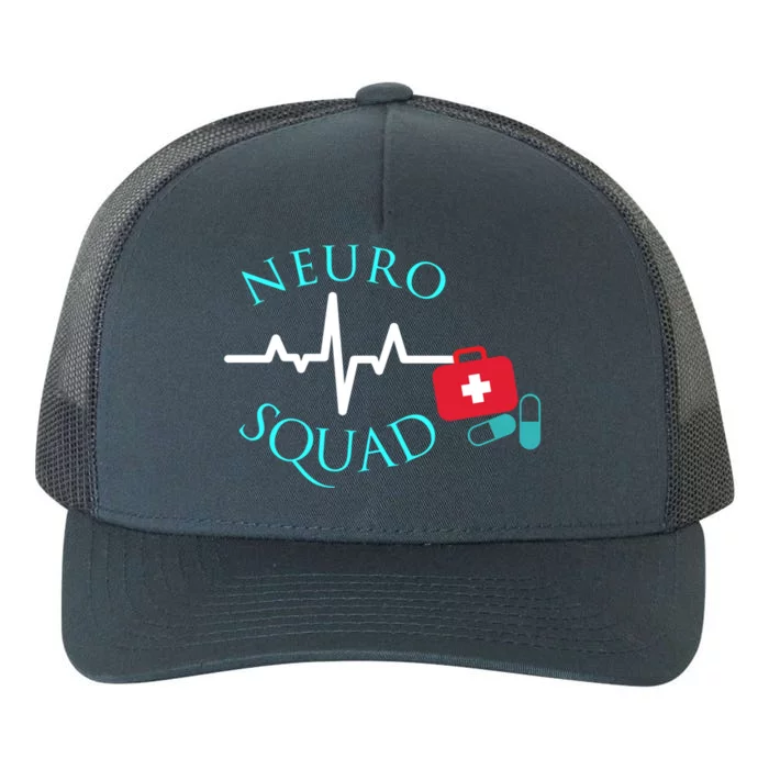 Neuro Squad Neurology Brain Neuro Nurse Rn Neurologist Party Gift Yupoong Adult 5-Panel Trucker Hat