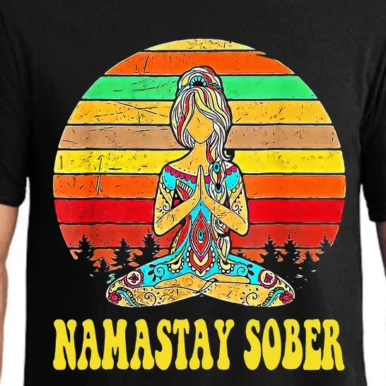 Namastay Sober Na Aa 12 Step Recovery Narcotics Anonymous Pajama Set