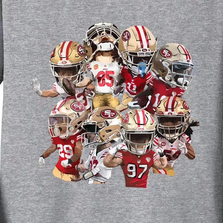 Niners Squad! Kids Long Sleeve Shirt