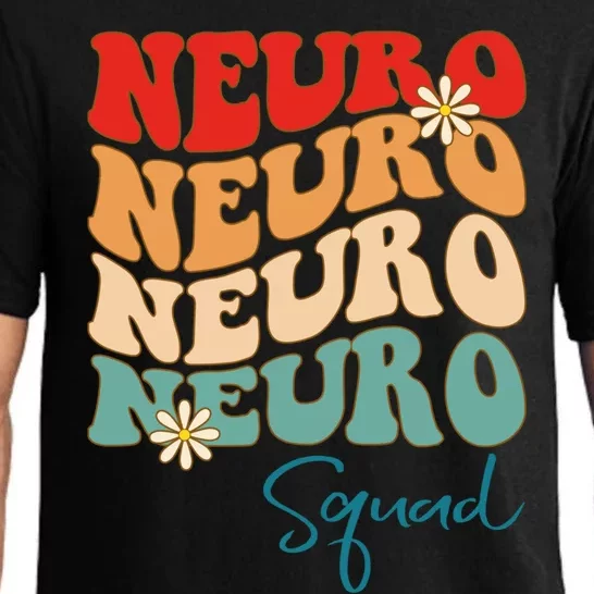 Neuro Squad Nurse Neurology Groovy Medical Neuroscience Gift Pajama Set