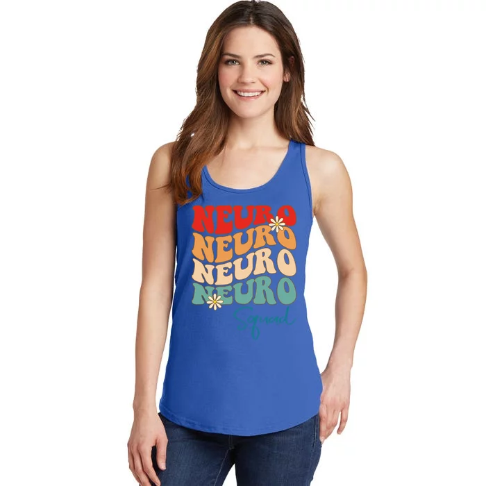 Neuro Squad Nurse Neurology Groovy Medical Neuroscience Gift Ladies Essential Tank