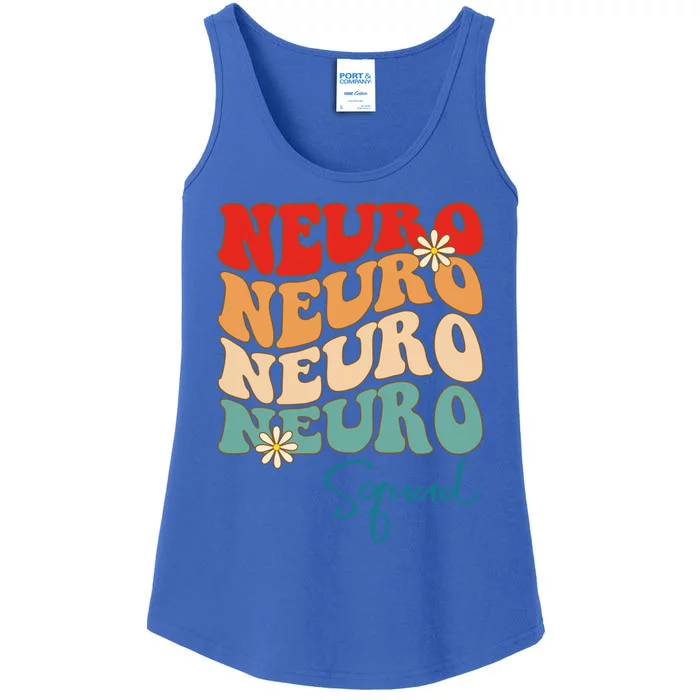 Neuro Squad Nurse Neurology Groovy Medical Neuroscience Gift Ladies Essential Tank