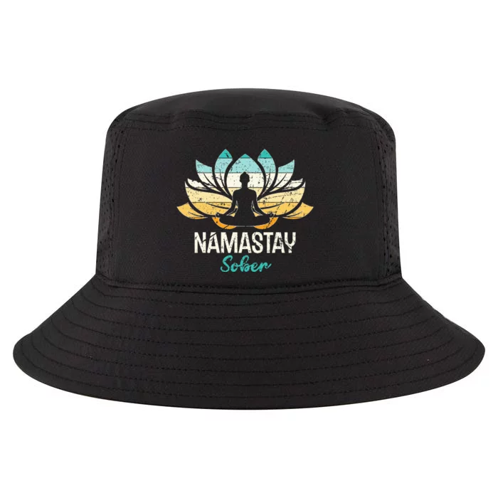 Namastay Sober NA AA 12 Step Recovery Cool Comfort Performance Bucket Hat