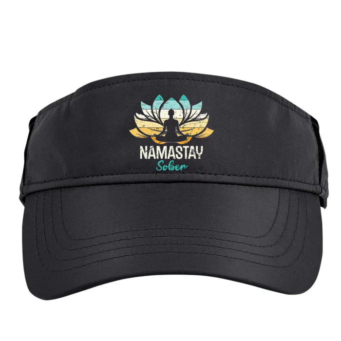 Namastay Sober NA AA 12 Step Recovery Adult Drive Performance Visor