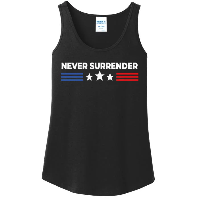 Never Surrender Never Surrender Ladies Essential Tank