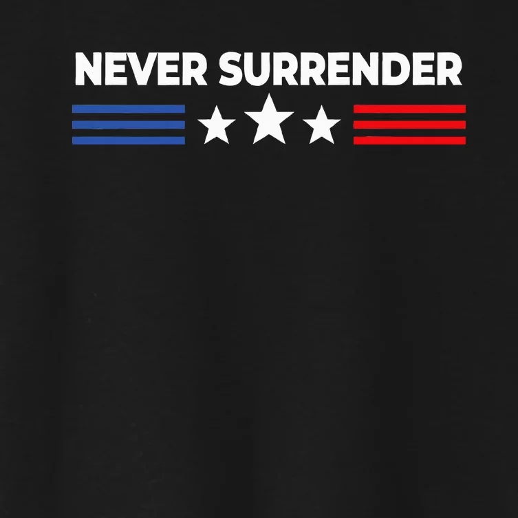 Never Surrender Never Surrender Women's Crop Top Tee