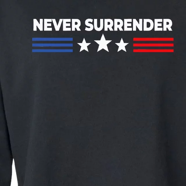 Never Surrender Never Surrender Cropped Pullover Crew