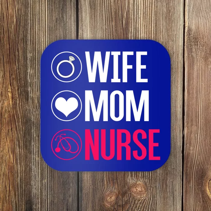 Nursery Stethoscope Nursing Gift Wife Mom Nurse Gift Coaster