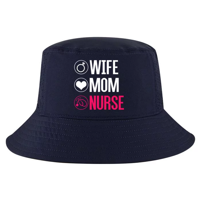 Nursery Stethoscope Nursing Gift Wife Mom Nurse Gift Cool Comfort Performance Bucket Hat