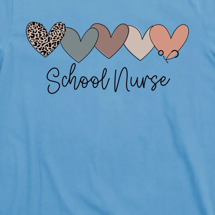 Novelty School Nurse Life Heart Love Nurse Week Gift T-Shirt