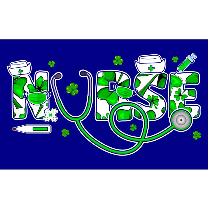 Nurse Shamrock Nursing St Patricks Day Irish Stethoscope Gift Bumper Sticker